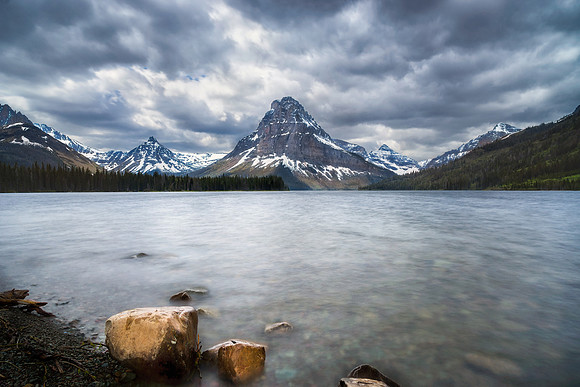 Two Medicine Lake Glacier Park Montana-2
